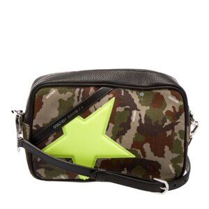Golden Goose Crossbody | Camo with Yellow Star